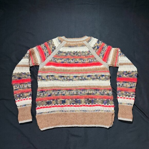 Juicy Couture Women's Sweater Large Multi Colored Angora Alpaca Metalic Thread - Picture 3 of 8